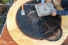 Tiroir à cendre du brasero plancha