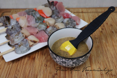 Marinade au poivre de timut, gingembre citron vert