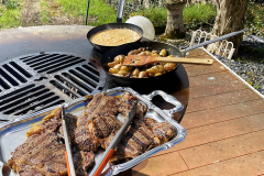 Entrecôte minute sauce au whisky gingembre