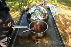 Cuisson sous cloche et sauce