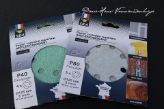 Papier corindon pour ponceuse excentrique