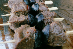 cuisson des Brochettes d'onglet de boeuf au miso