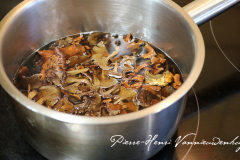 Chanterelles séchées cuisson