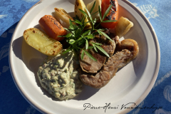 La tête de veau toastée à la plancha