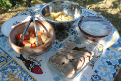 Les ingrédients de la tête de veau à la plancha