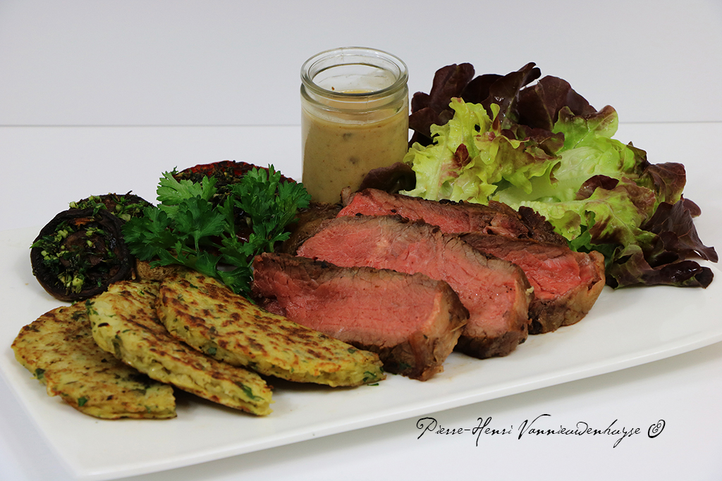 Cote De Boeuf Sauce Au Poivre Galettes De Legumes Recettes Et