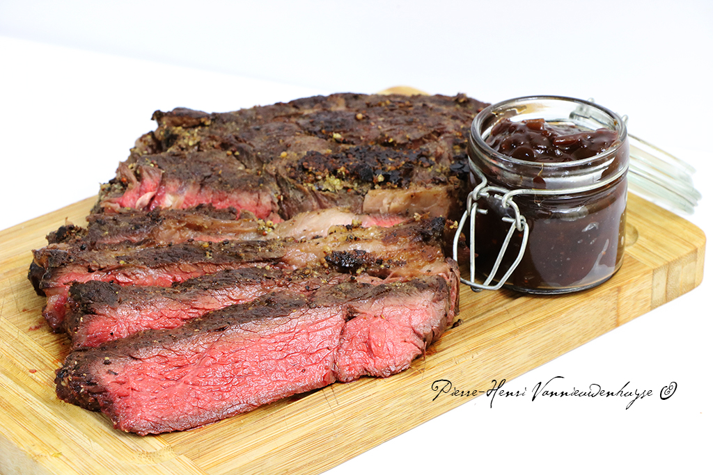 Recette De Basse Cote De Boeuf Grillee Sauce Barbecue Au Jack