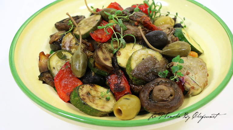 Recette de légumes grillés à l'italienne - Recettes et Cuisine à la