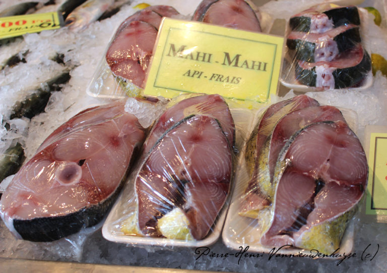 Recette du Mahi Mahi, (dorade coryphène) grillé, vinaigrette passion