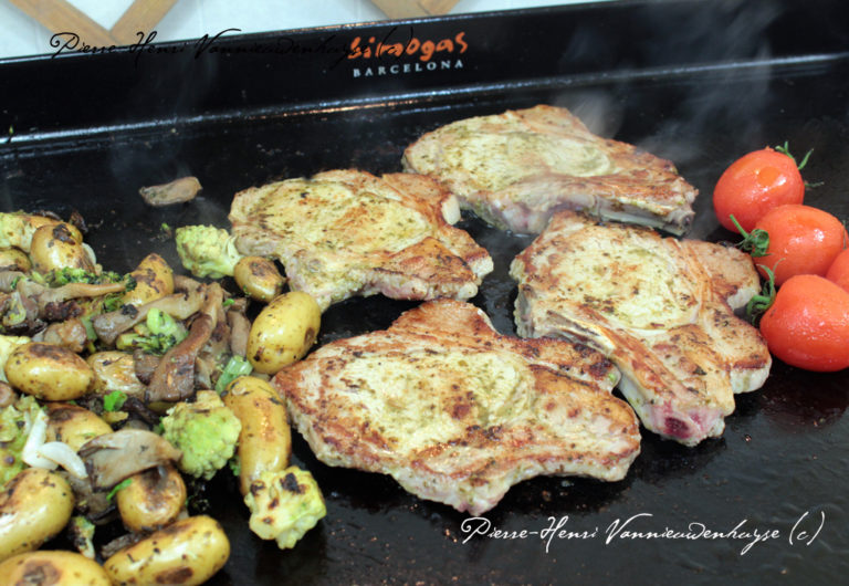 Recette de la côte de veau à la plancha, marinée au wasabi - Recettes