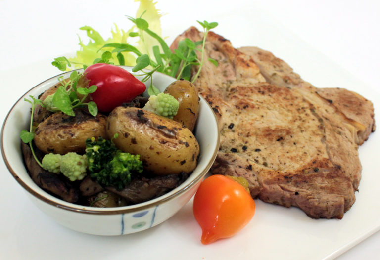 Recette de la côte de veau à la plancha, marinée au wasabi - Recettes